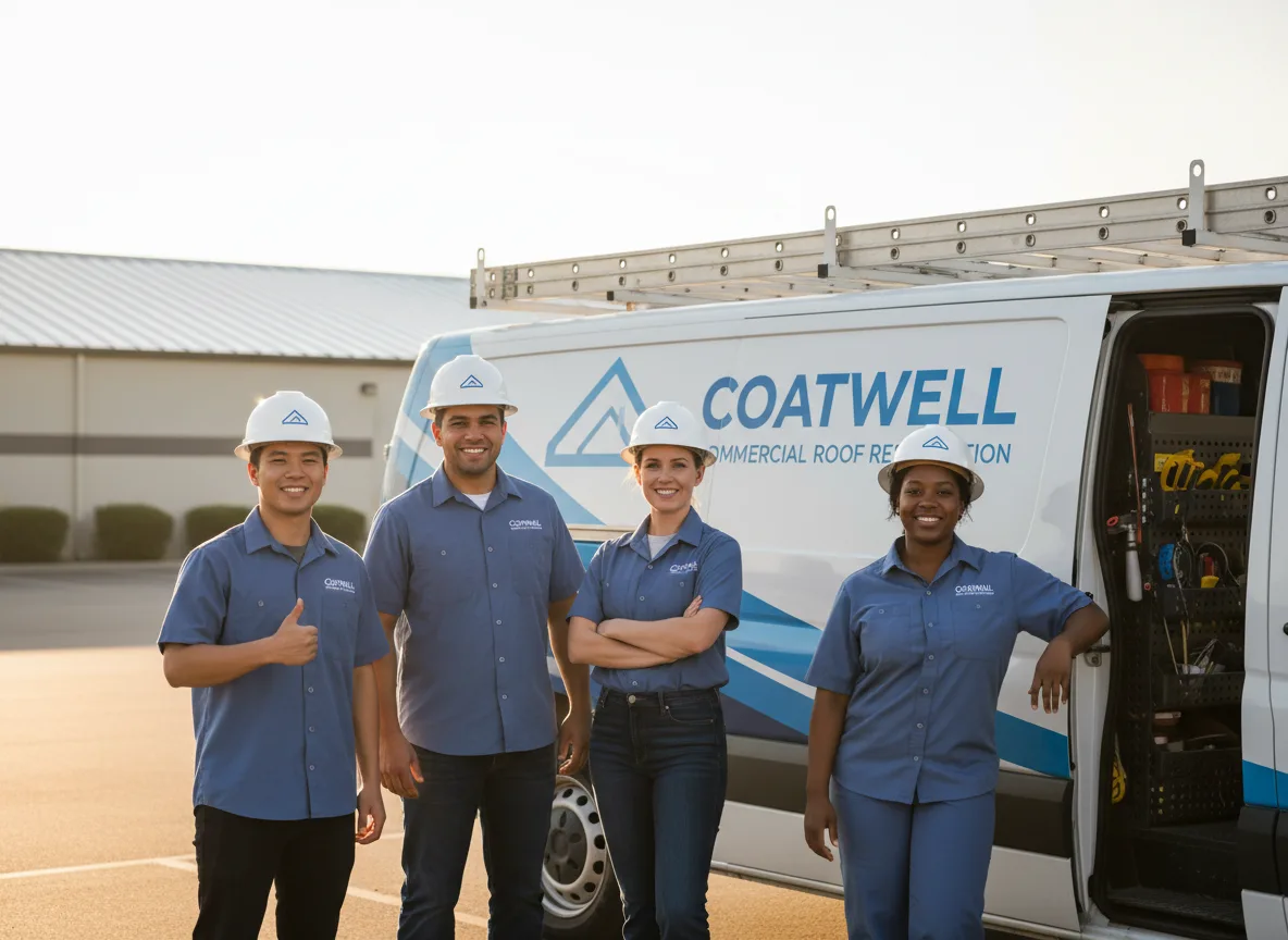 Commercial roof coating company in Blanchardville, WI